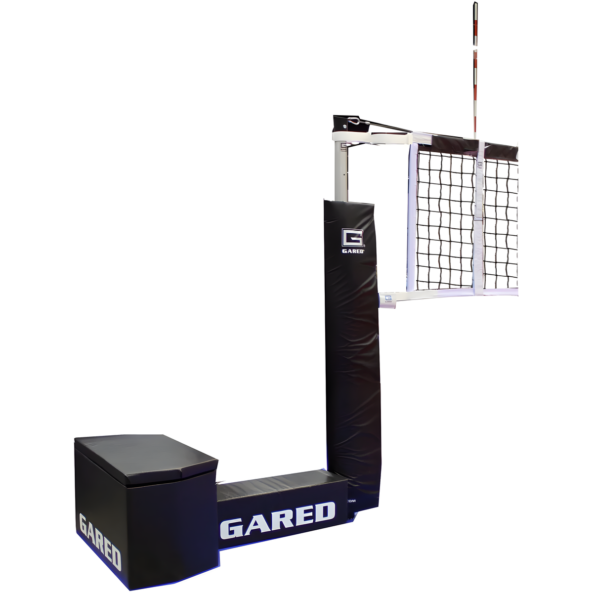 Gared GoCourt Jr One-Court Portable Volleyball Hoop System 8535PKG
