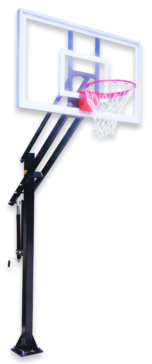 In Ground Basketball Goal - 36&quot;x60&quot; Tempered Glass