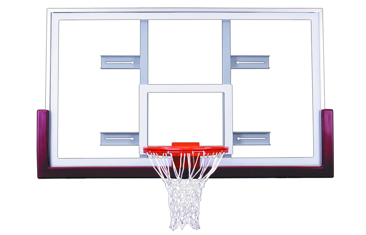 First Team Competitor™ Basketball Backboard Upgrade Package - 42&quot;X72&quot; Tempered Glass