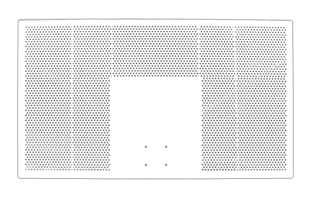 Rectangular steel dotted basketball backboard