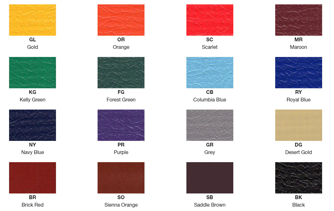 color options for basketball backboard padding 