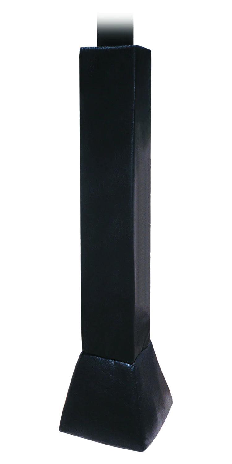 black deluxe basketball pole safety padding 