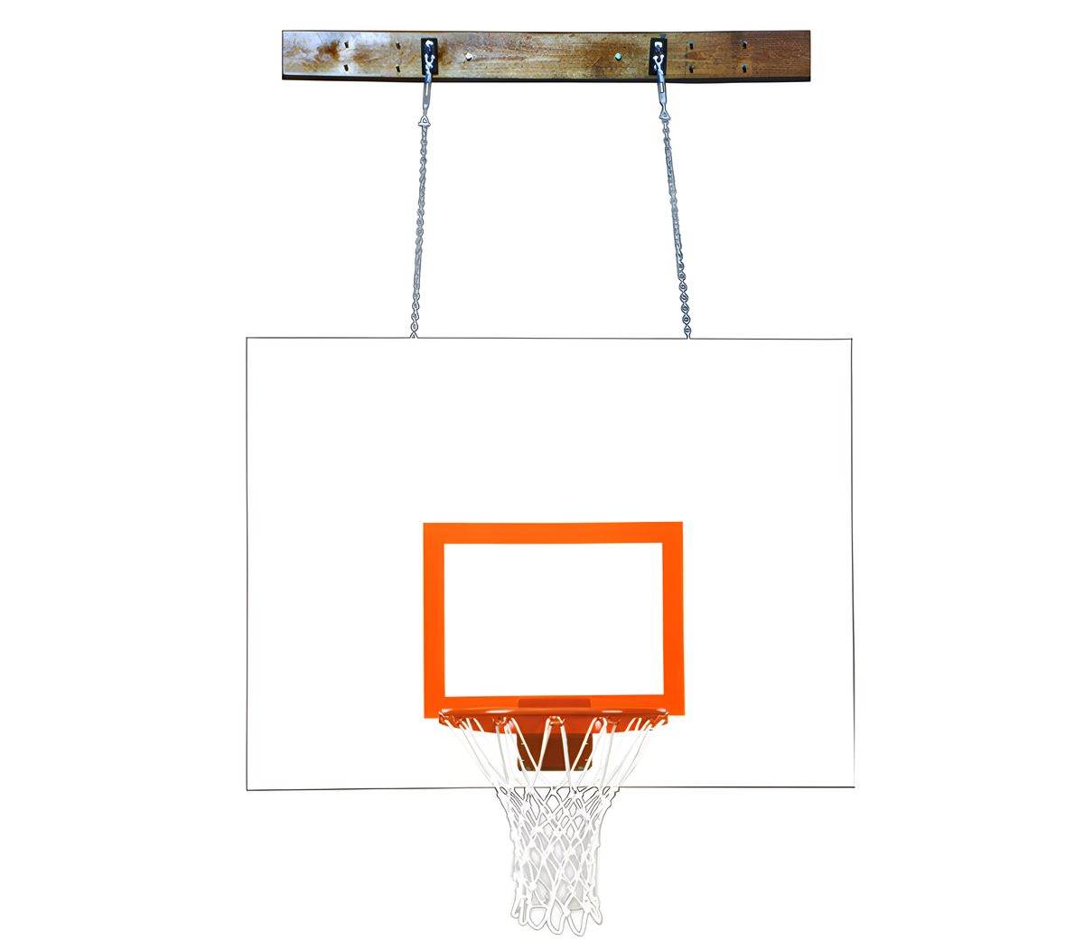 First Team FoldaMount46 Aggressor Wall Mounted Basketball Hoops- 42&quot;x60&quot; Steel