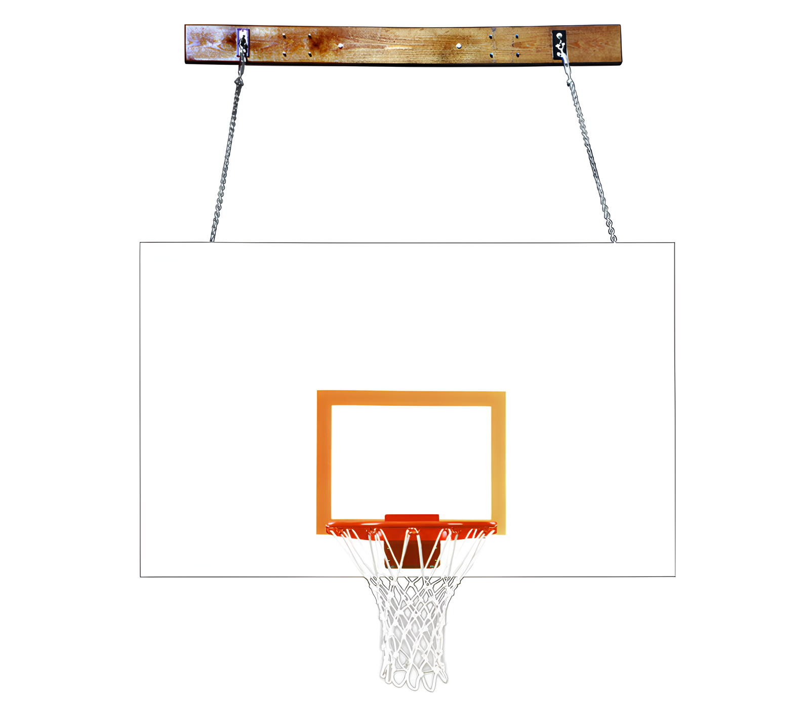 First Team FoldaMount68 Magnum Folding Wall Mounted Basketball Hoops- 42" x72" Steel