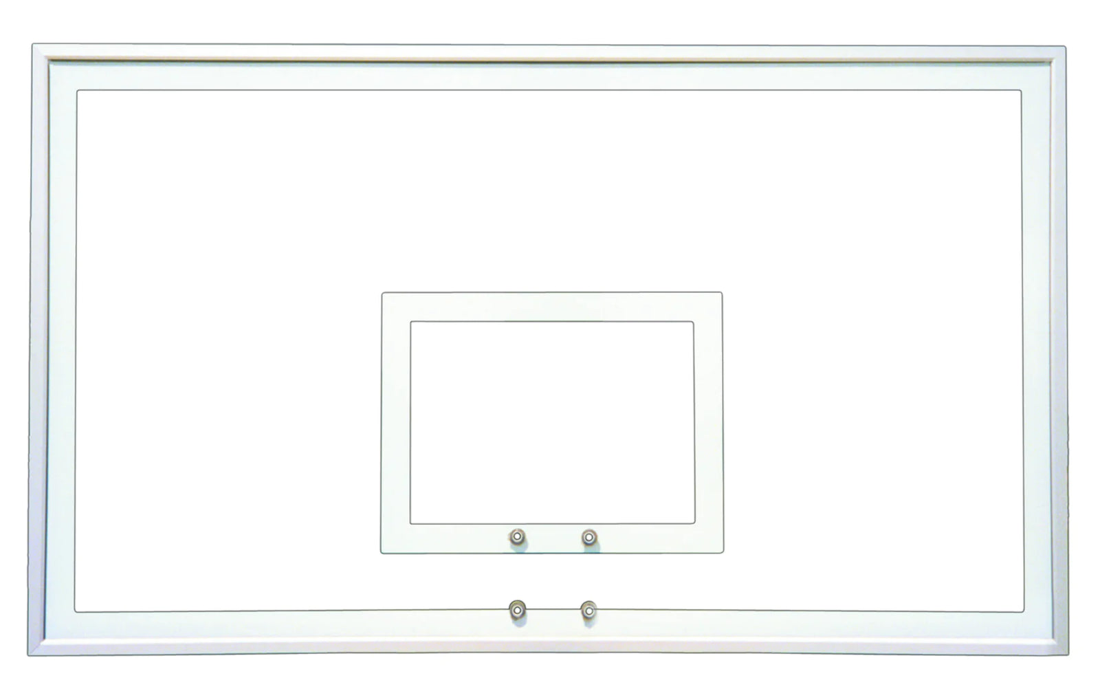 clear tempered glass basketball backboard with aluminum framework 