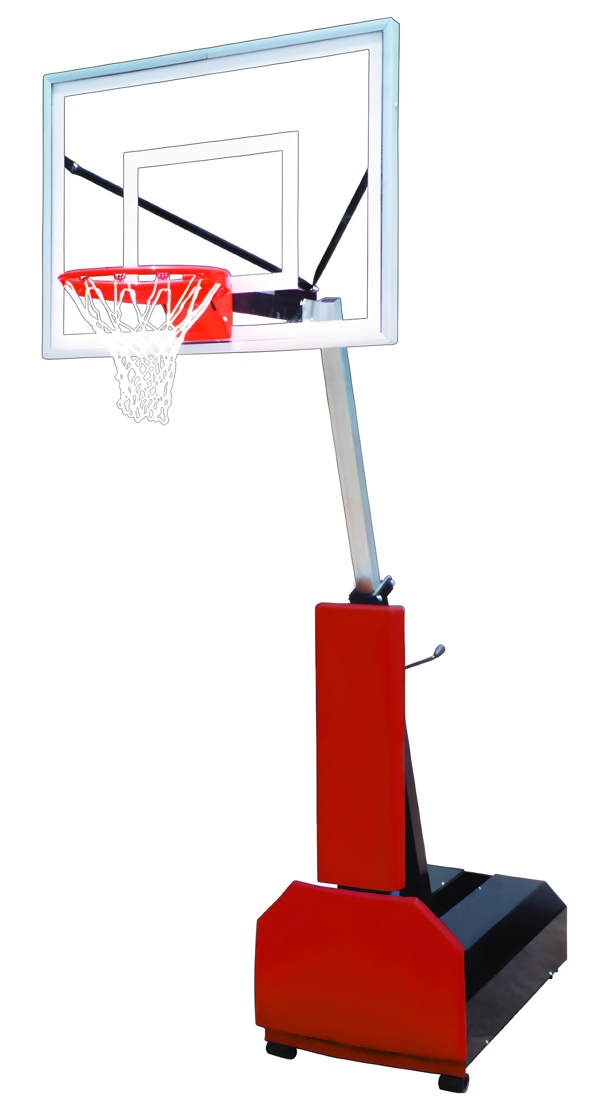 First Team Fury III Portable Basketball Hoops- 36&quot;X54&quot; Acrylic