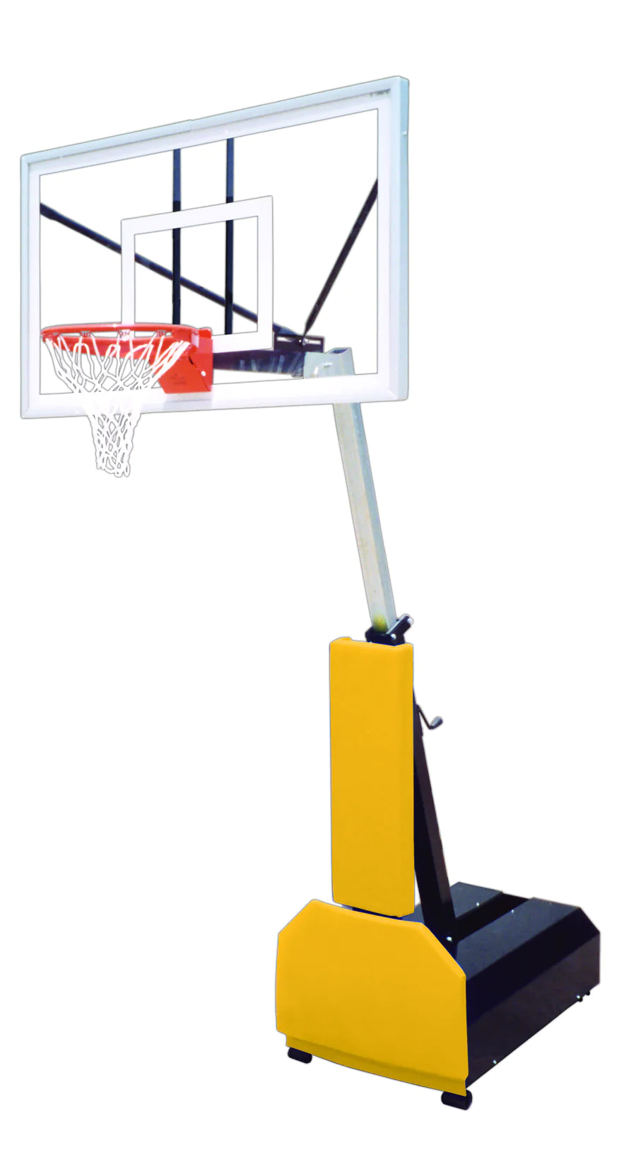 First Team Fury Nitro Portable Basketball Goal - 36&quot;X60&quot; Tempered Glass