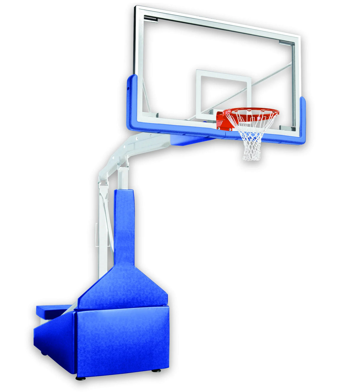 First Team Hurricane Portable Basketball Goal - 42&quot;X72&quot; Tempered Glass