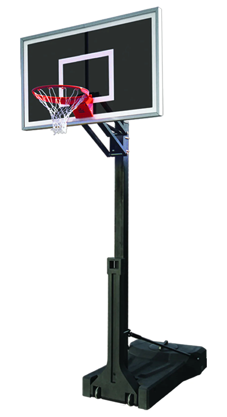 First Team Omnichamp Eclipse Portable Basketball Goal - 36&quot;X60&quot; Smoked Tempered Glass