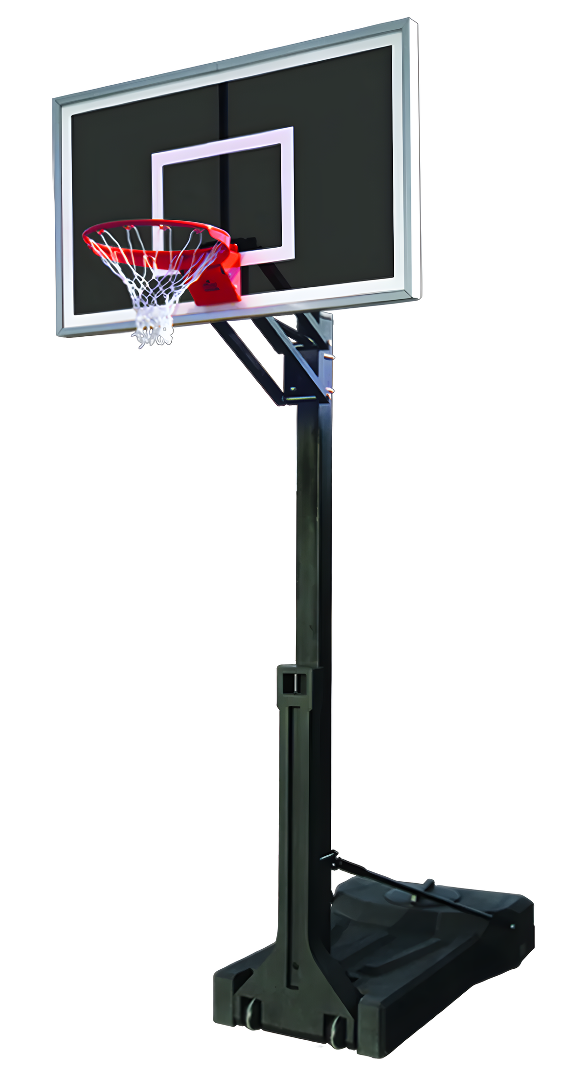 First Team Omnichamp Eclipse Portable Basketball Hoops- 36&quot;X60&quot; Smoked Tempered Glass