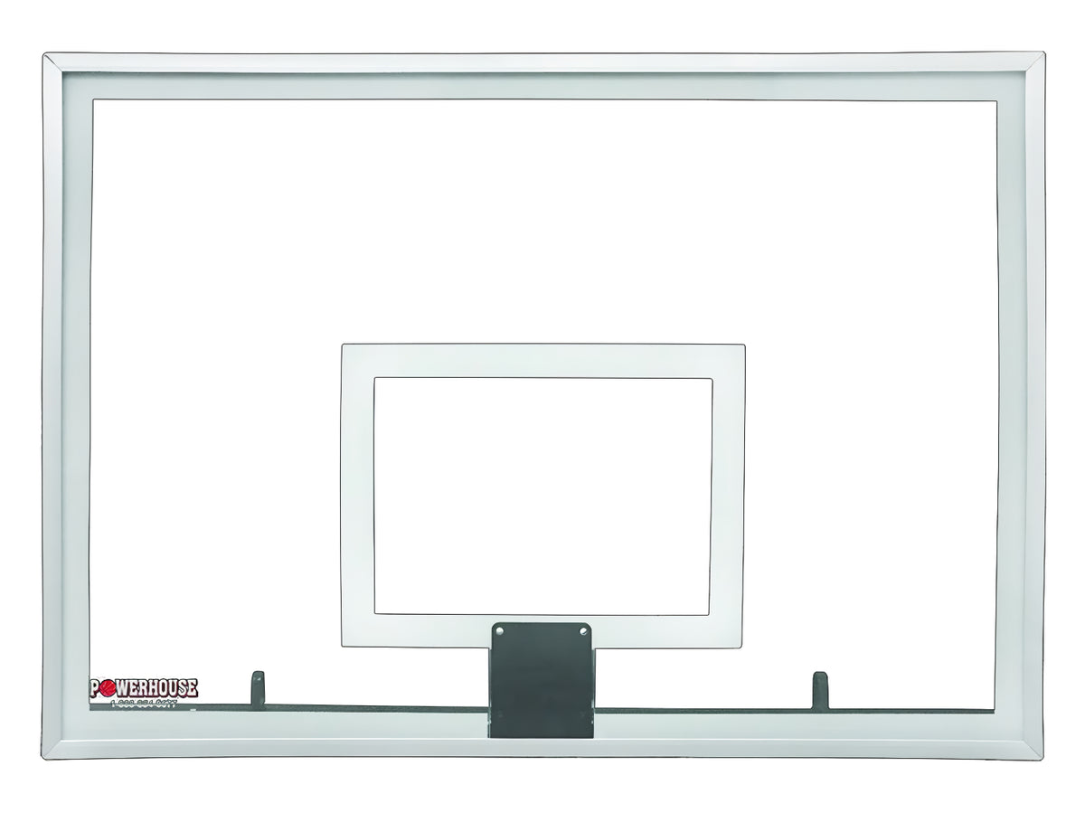 white acrylic basketball backboard