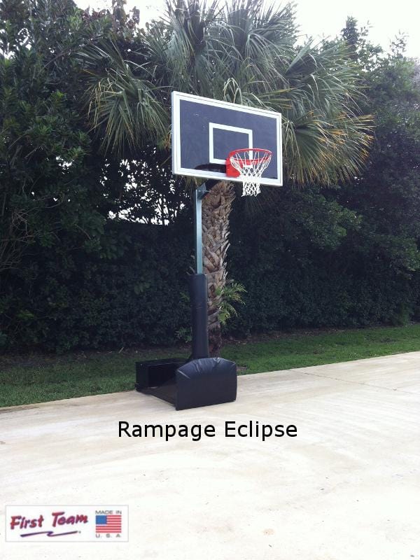 First Team Rampage II Portable Basketball Goal - 36&quot;X48&quot; Acrylic