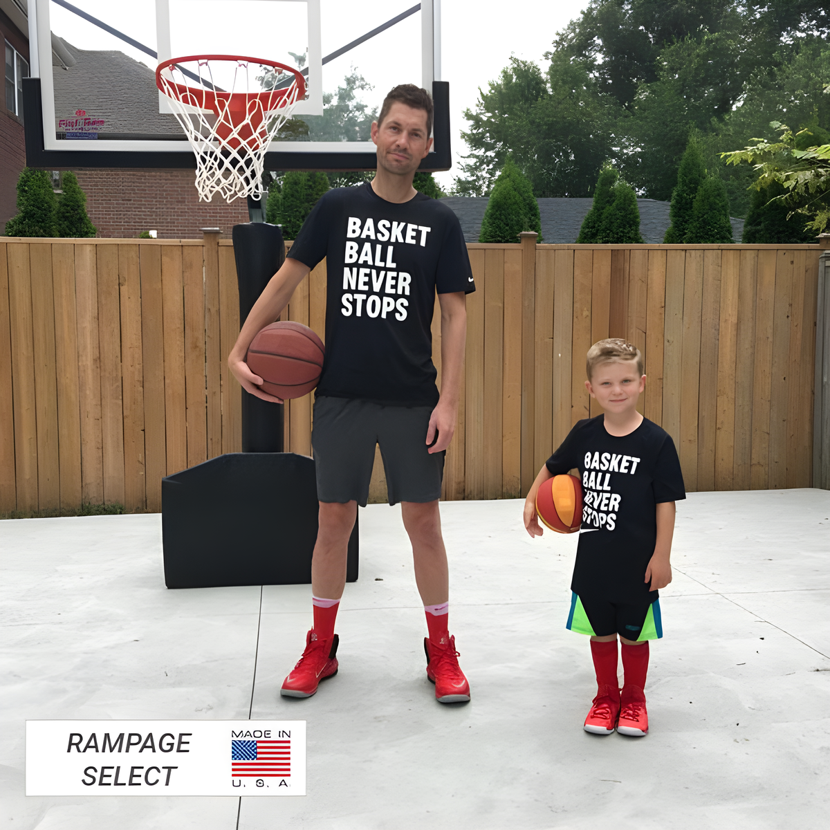 First Team Rampage Eclipse Portable Basketball Hoops- 36&quot;X60&quot; Smoked Tempered Glass