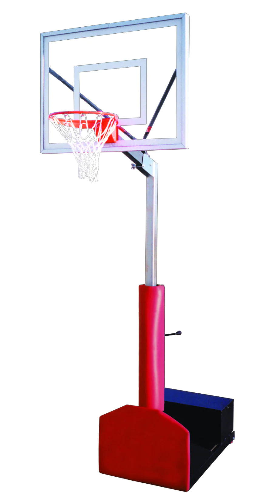 First Team Rampage II Portable Basketball Goal - 36&quot;X48&quot; Acrylic