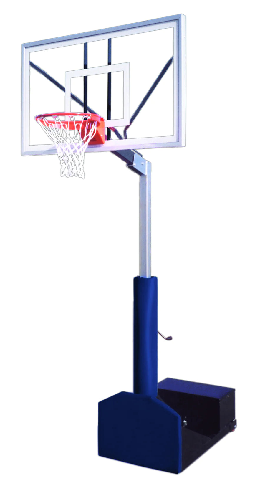 First Team Rampage Nitro Portable Basketball Goal - 36&quot;X60&quot; Tempered Glass