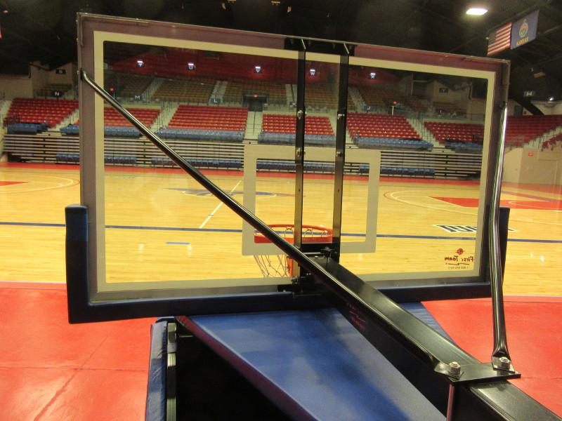 First Team Storm Arena Basketball Goal - 42&quot;X72&quot; Tempered Glass