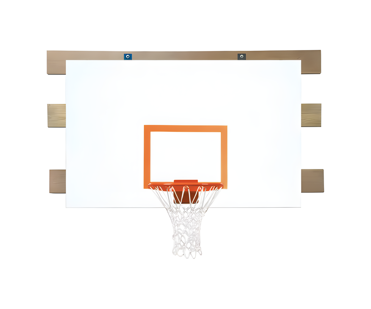 FIRST TEAM SUPERMOUNT01 MAGNUM WALL MOUNTED BASKETBALL HOOPS- 42&quot;X72&quot; STEEL