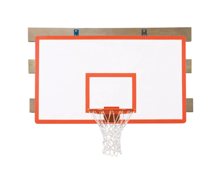 FIRST TEAM SUPERMOUNT01 PERFORMANCE WALL MOUNTED BASKETBALL GOALS - 42&quot;X72&quot; FIBERGLASS