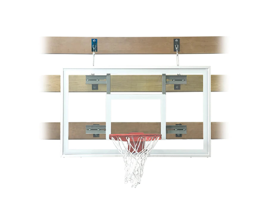 FIRST TEAM SUPERMOUNT01 PRO WALL MOUNTED BASKETBALL GOALS - 36&quot;X60&quot; ACRYLIC