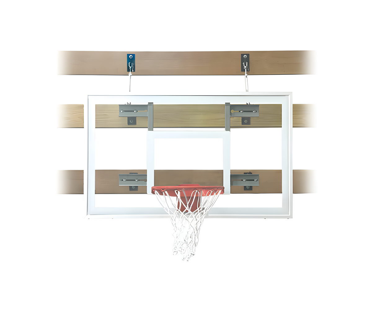 FIRST TEAM SUPERMOUNT01 PRO WALL MOUNTED BASKETBALL HOOPS- 36&quot;X60&quot; ACRYLIC