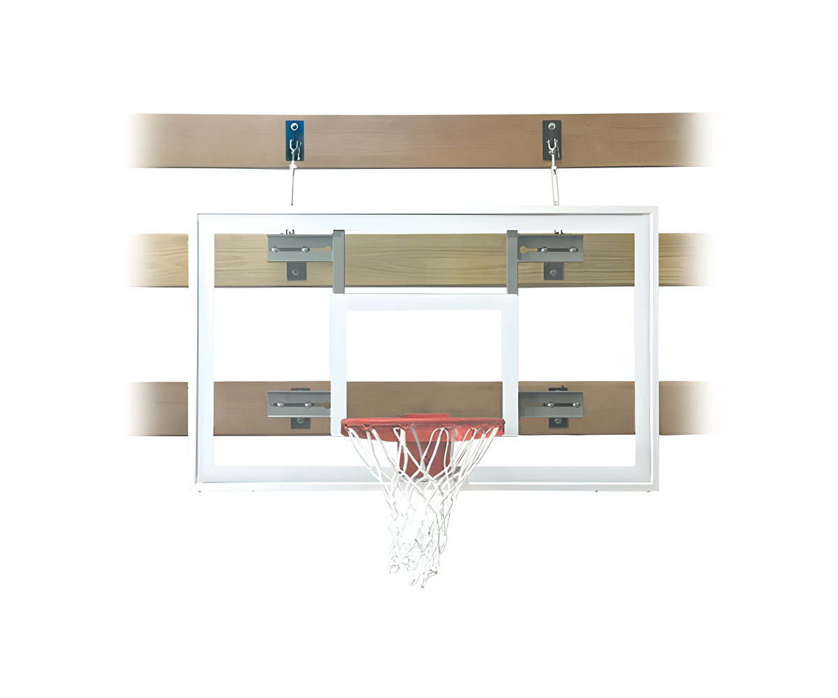 FIRST TEAM SUPERMOUNT01 SELECT WALL MOUNTED BASKETBALL HOOPS- 36&quot;X60&quot; ACRYLIC