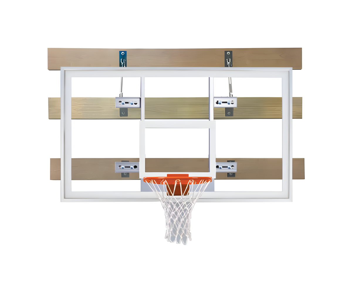 FIRST TEAM SUPERMOUNT01 SUPREME WALL MOUNTED BASKETBALL HOOPS- 42&quot;X72&quot; ACRYLIC