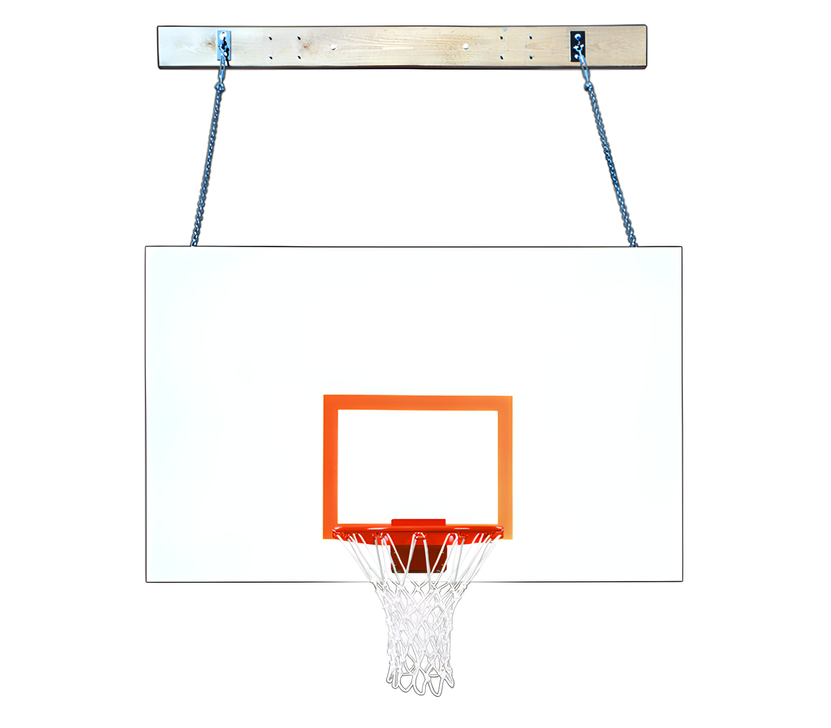 First Team SuperMount23 Magnum Wall Mounted Basketball Hoops- 42&quot;x72&quot; Steel