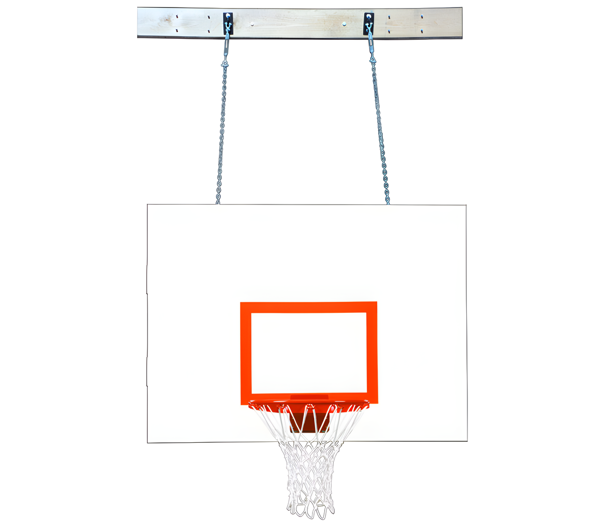 First Team SuperMount46 Aggressor Wall Mounted Basketball Hoops- 42&quot;x60&quot; Steel