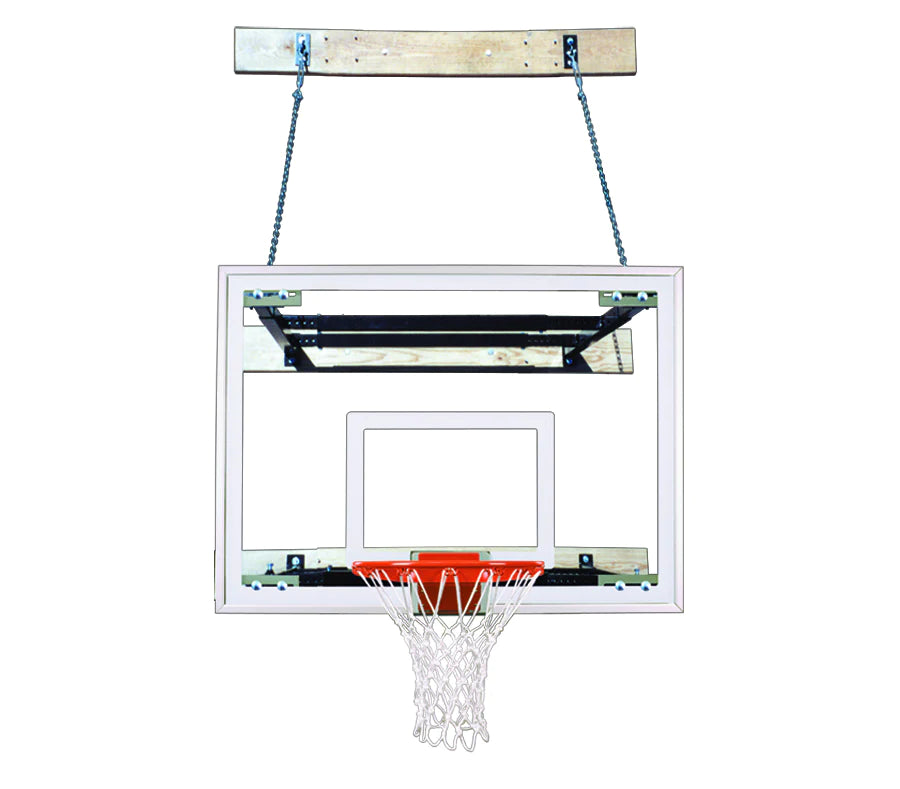 First Team Supermount46 Maverick Wall Mounted Basketball Goal - 40&quot;X54&quot; Tempered Glass