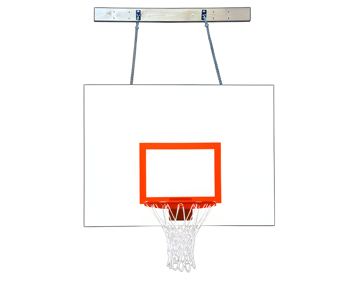 First Team SuperMount68 Aggressor Wall Mounted Basketball Hoops- 42&quot;x60&quot; Steel