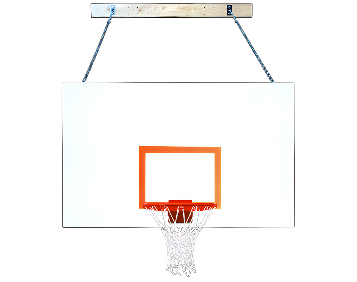 First Team SuperMount68 Magnum Wall Mounted Basketball Hoops- 42&quot;x72&quot; Steel