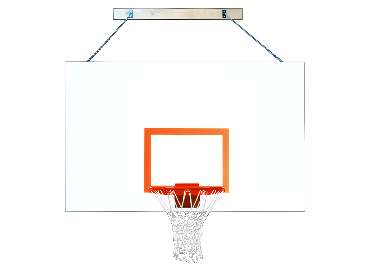 First Team SuperMount82 Magnum Wall Mounted Basketball Hoops- 42&quot;x72&quot; Steel