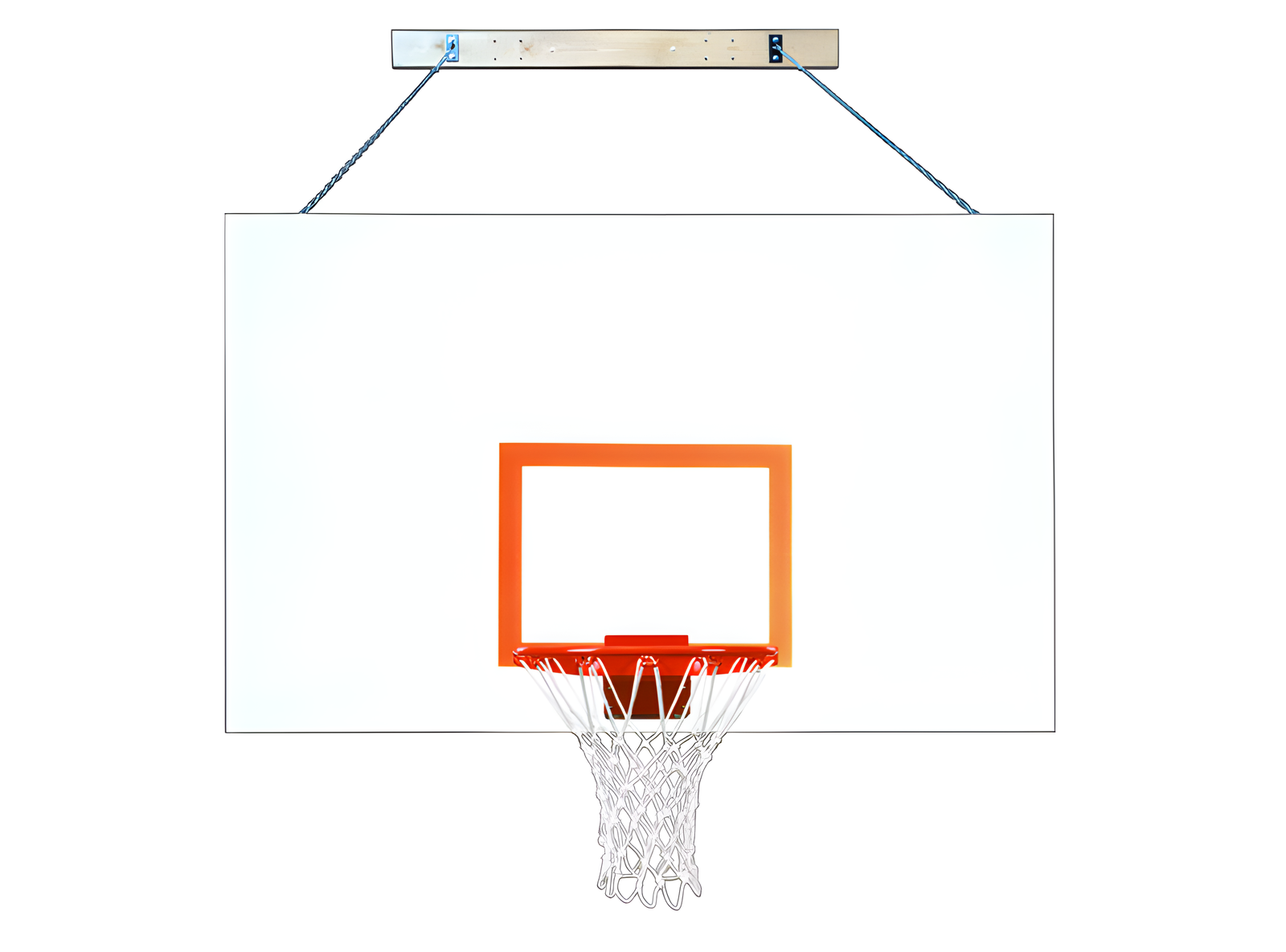 First Team SuperMount82 Magnum Wall Mounted Basketball Hoops- 42"x72" Steel