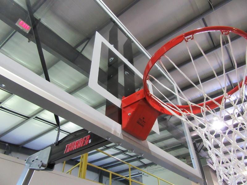 First Team Thunder Arena Portable Basketball Goal - 42&quot;X72&quot; Tempered Glass