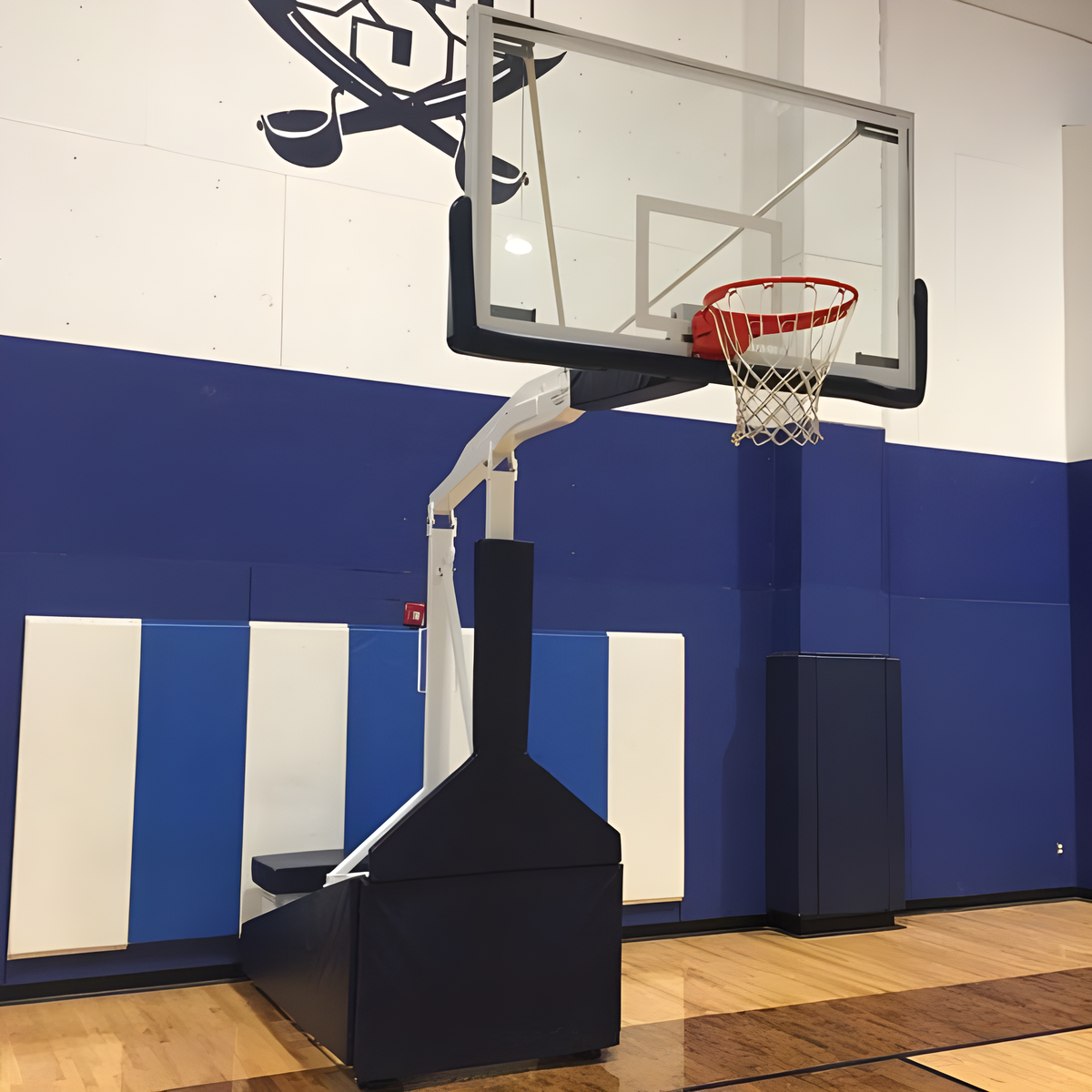 First Team Tempest Triumph Basketball Hoops Systems - 42&quot;X72&quot; Tempered Glass