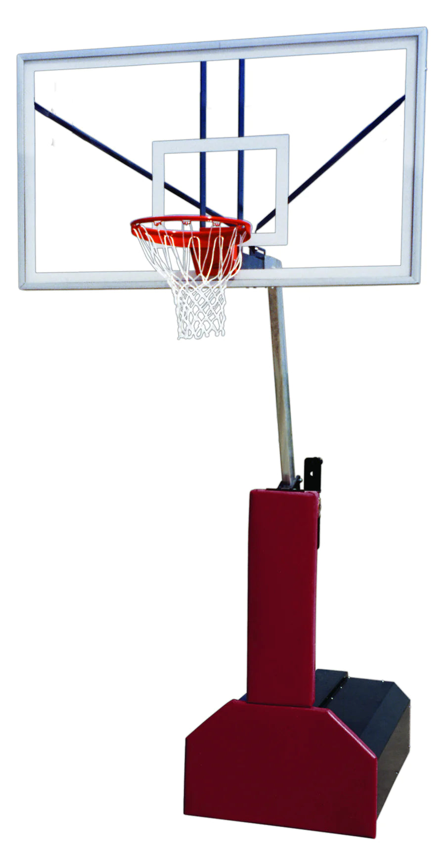 First Team Thunder Arena Portable Basketball Goal - 42&quot;X72&quot; Tempered Glass