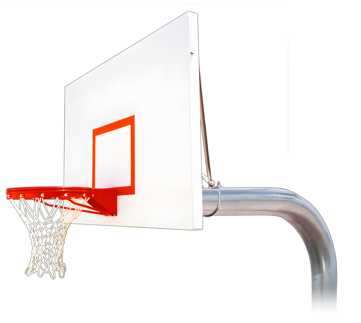 First Team Tyrant Excel In Ground Basketball Hoops- 42&quot;x72&quot; Steel