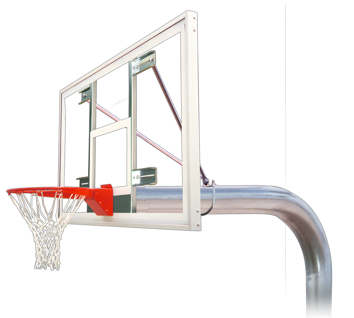 First Team Tyrant Supreme In Ground Basketball Hoops- 42&quot;x72&quot; Acrylic