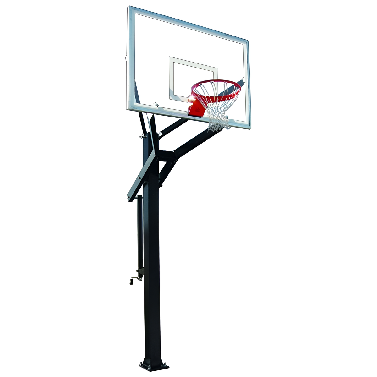 Jaypro Titan Basketball System (5&quot;x 5&quot; Pole with 3&#39; Offset) c