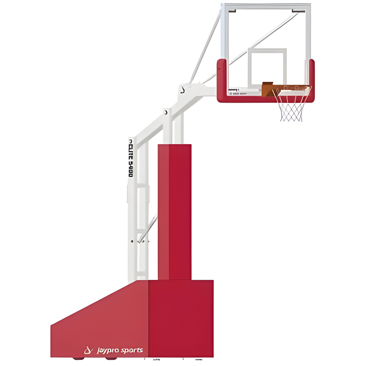 Jaypro Portable Basketball System Elite 5400 (4&#39;6&quot; Board Extension) PBEL54