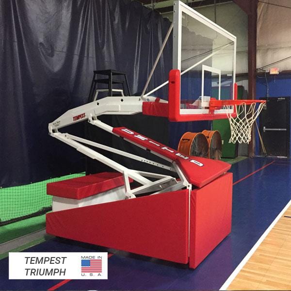 First Team Tempest Triumph Basketball Goal Systems - 42&quot;X72&quot; Tempered Glass