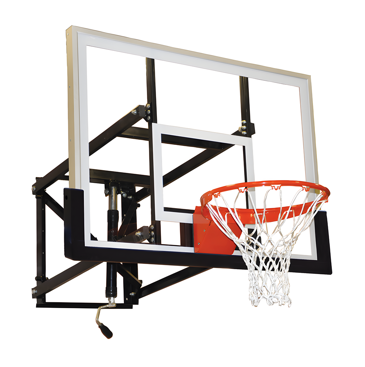 Jaypro Basketball Wall-Mounted Shooting Station Adjustable Height (Indoor/Outdoor) (54) WM-54