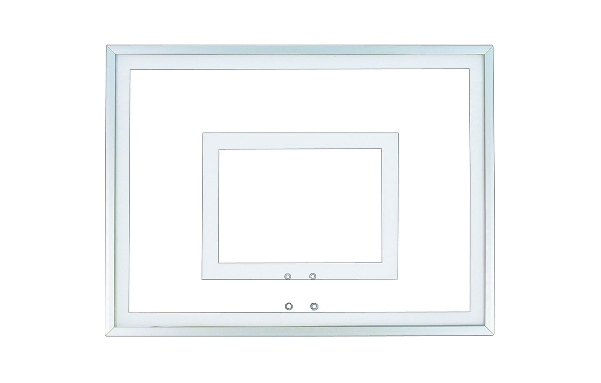 white acrylic basketball backboard 