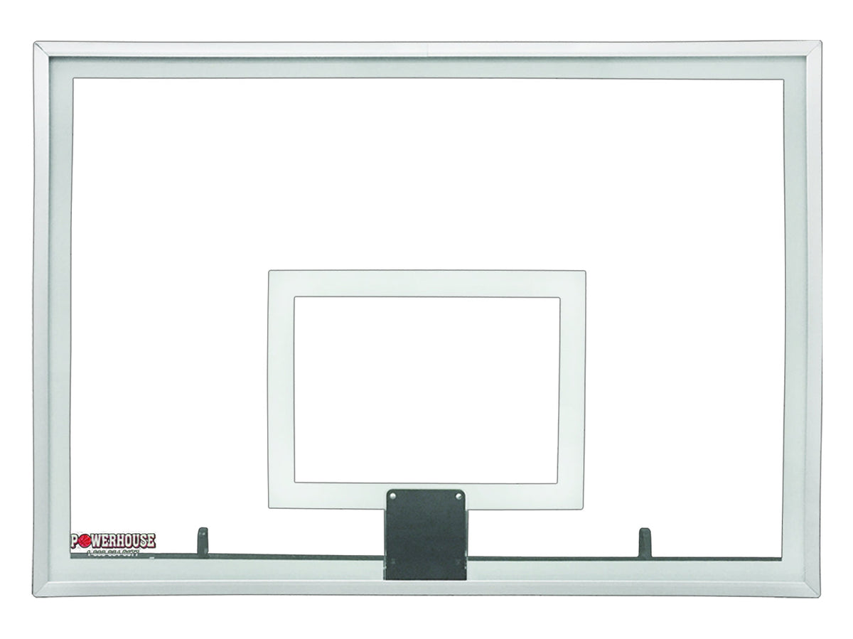 white acrylic basketball backboard