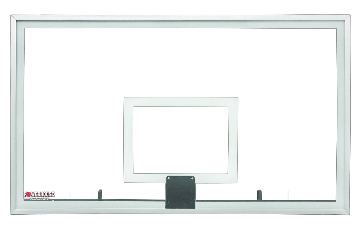 white acrylic basketball backboard