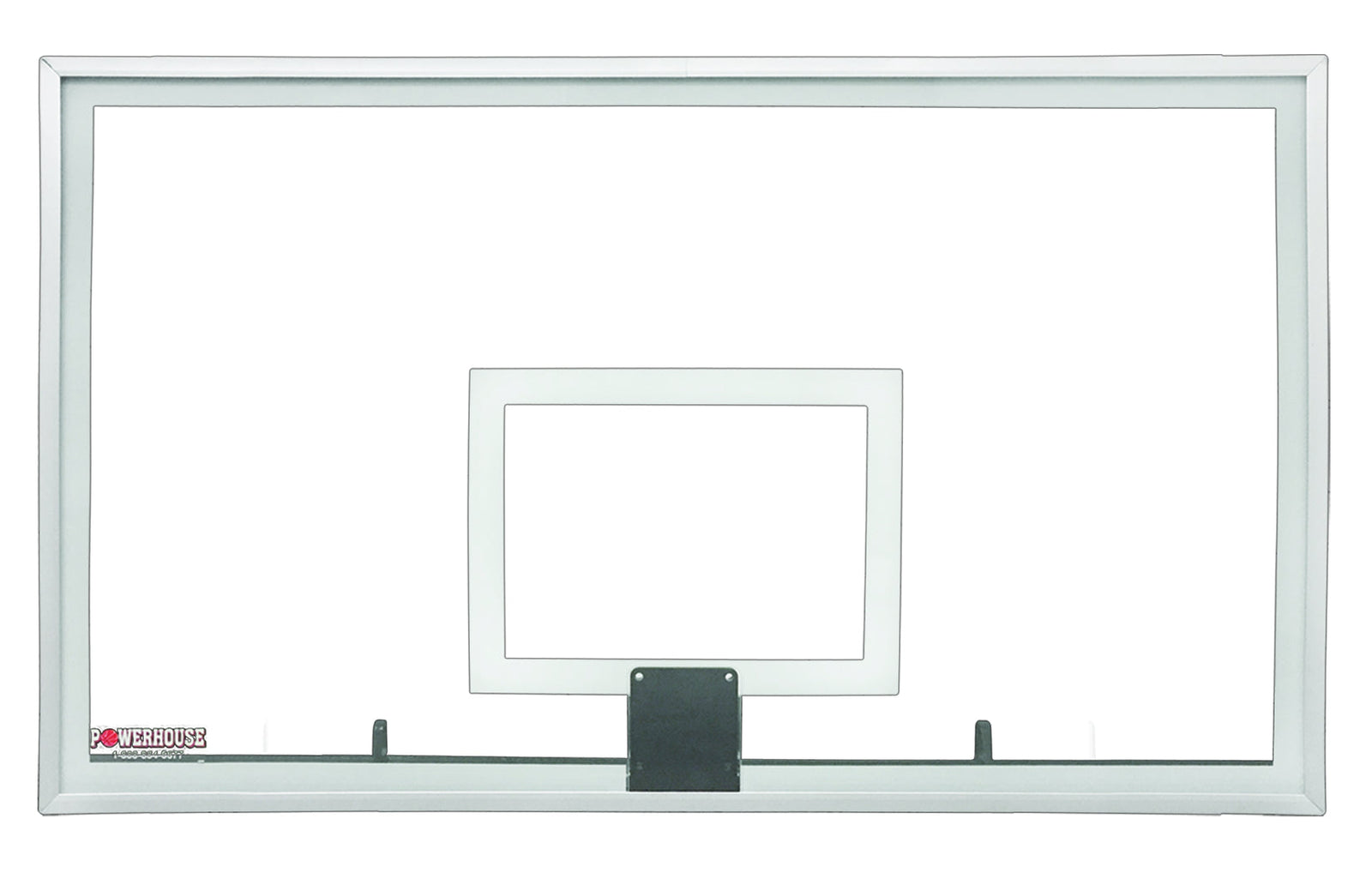 white acrylic basketball backboard