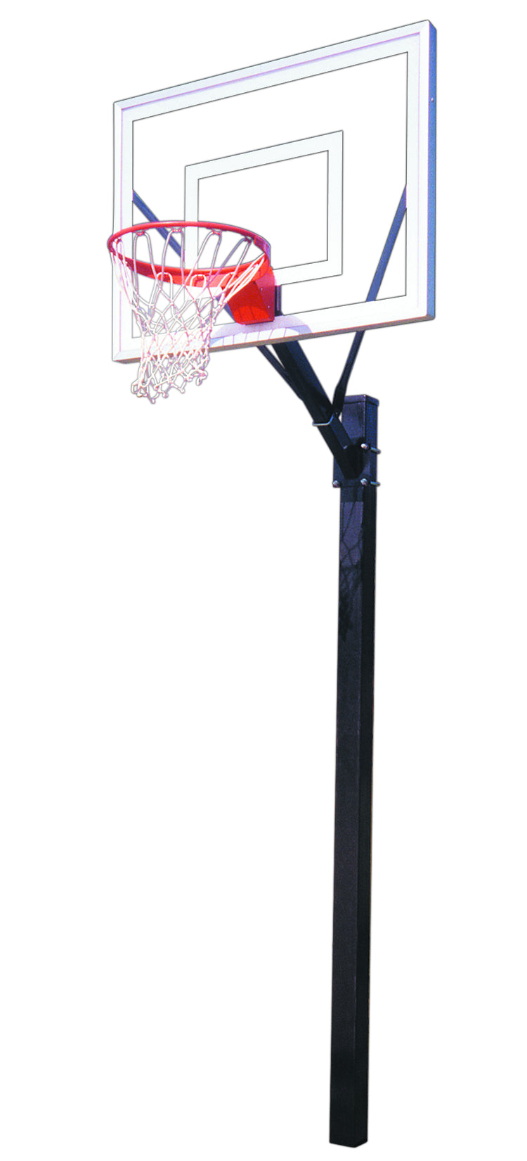 basketball post and clear acrylic backboard