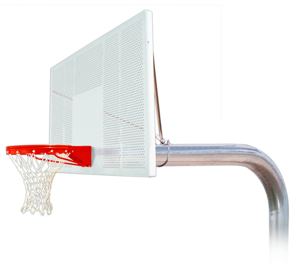 white dotted backboard 